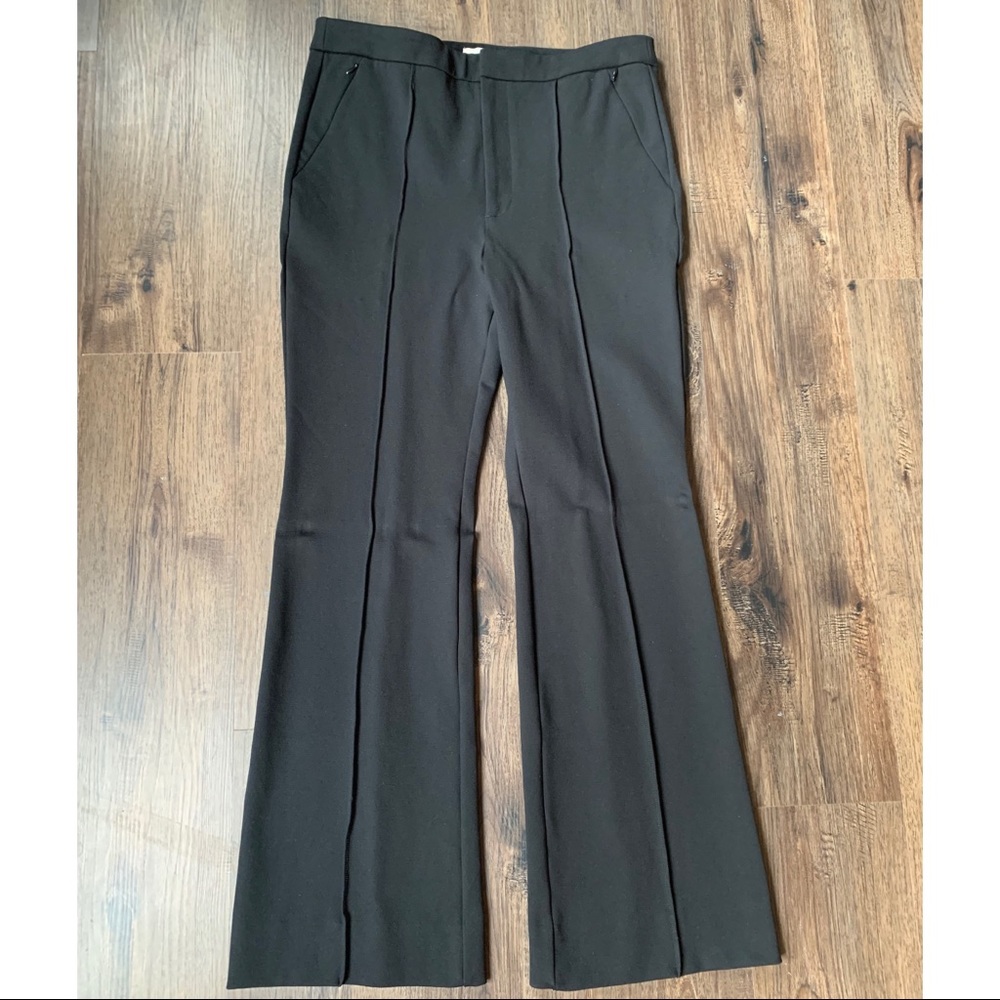 Anthropologie The Essential Pintuck Pants Black 14